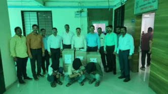 ठाणे पोलिसांची मोठी कारवाई: खोपट येथील गोदाम फोडणाऱ्या आंतरराज्यीय टोळीचा पर्दाफाश, ११ लाखांचा मुद्देमाल जप्त