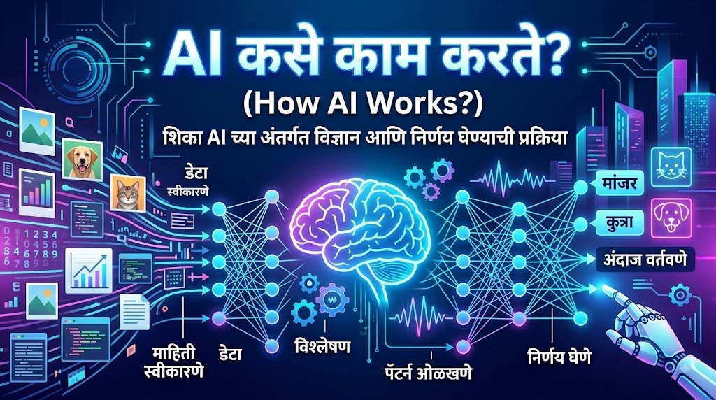 AI कसे काम करते? (How AI Works?) | कृत्रिम बुद्धिमत्तेची संपूर्ण माहिती मराठीत
